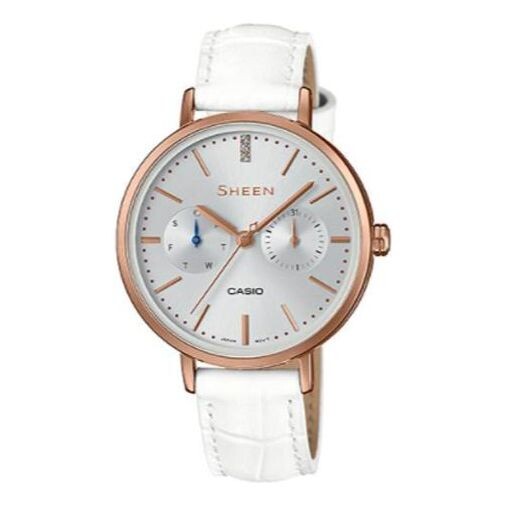 Часы CASIO SHEEN Series Waterproof White Silver Analog, цвет silver
Часы CASIO SHEEN Series Waterproof White Silver Analog, цвет silver