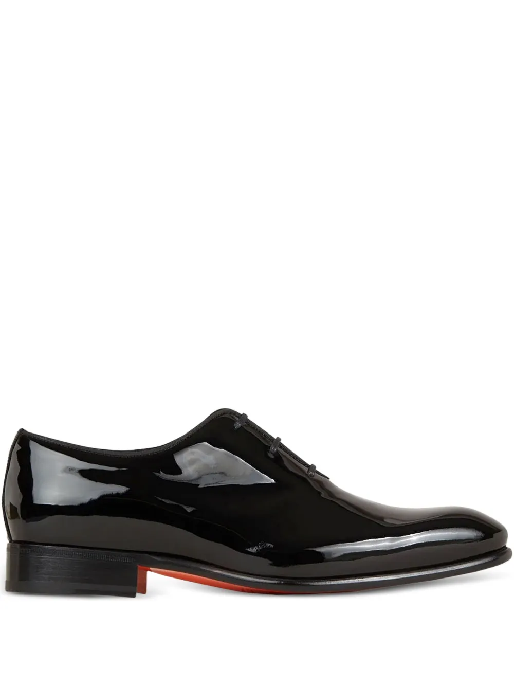 Лакированные оксфорды Santoni, черный
Лакированные оксфорды Santoni, черный