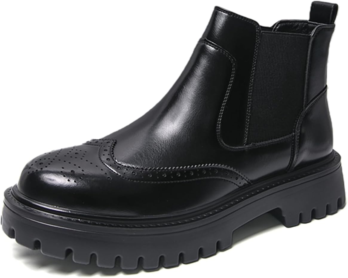 Мужские слипоны челси из натуральной кожи с перфорацией и платформой Psieicwm, черный
Мужские слипоны челси из натуральной кожи с перфорацией и платформой Psieicwm, черный