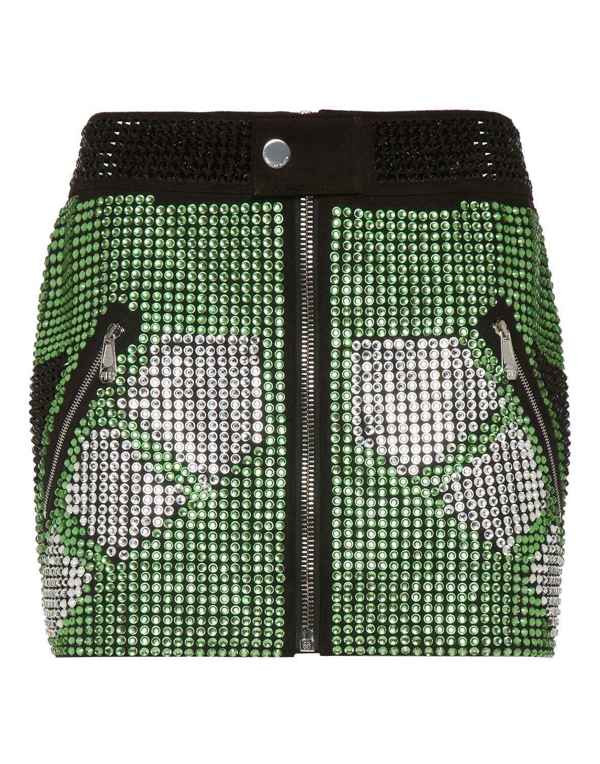 Кожаная юбка со стразами, мини-юбка с кристаллами PHILIPP PLEIN, зеленый
Кожаная юбка со стразами, мини-юбка с кристаллами PHILIPP PLEIN, зеленый