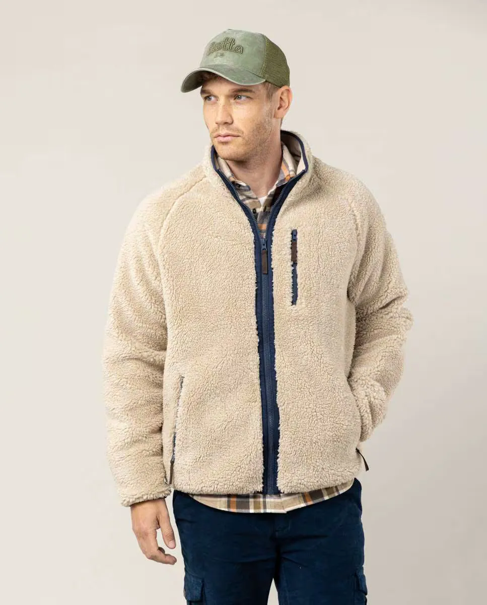 Мужская куртка из овчины с высоким воротником и молнией в бежевом цвете Scotta 1985, бежевый
Мужская куртка из овчины с высоким воротником и молнией в бежевом цвете Scotta 1985, бежевый