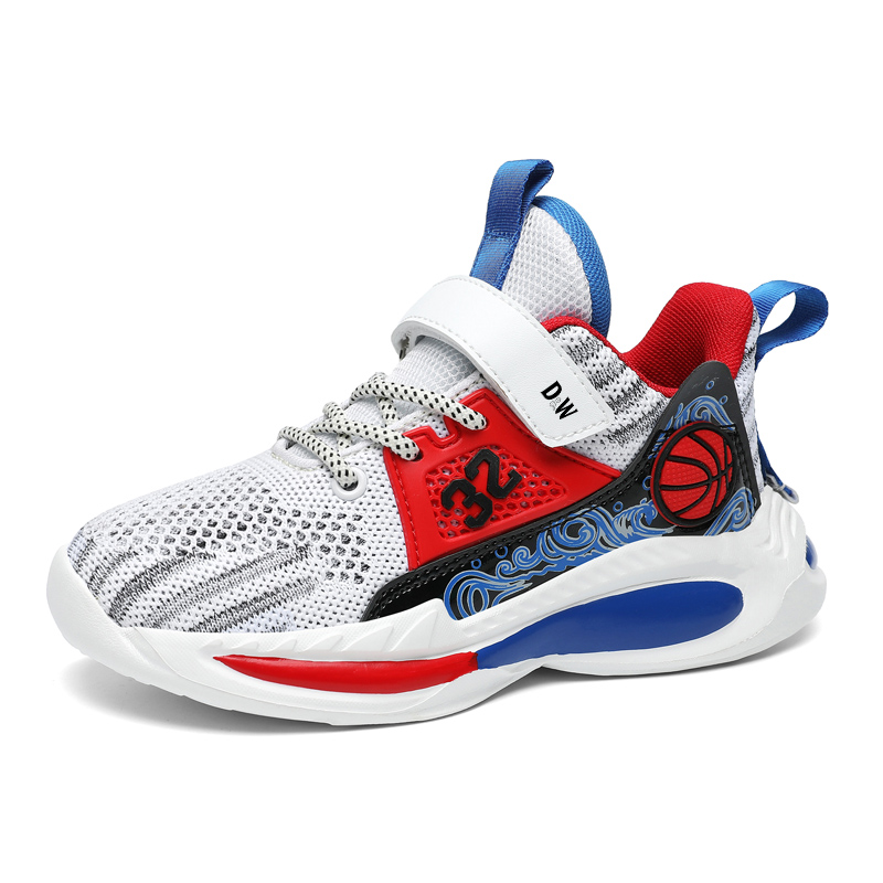 Баскетбольные кроссовки детские с низким верхом, амортизирующие удары и устойчивые к истиранию D&W, белый/синий
Баскетбольные кроссовки детские с низким верхом, амортизирующие удары и устойчивые к истиранию D&W, белый/синий