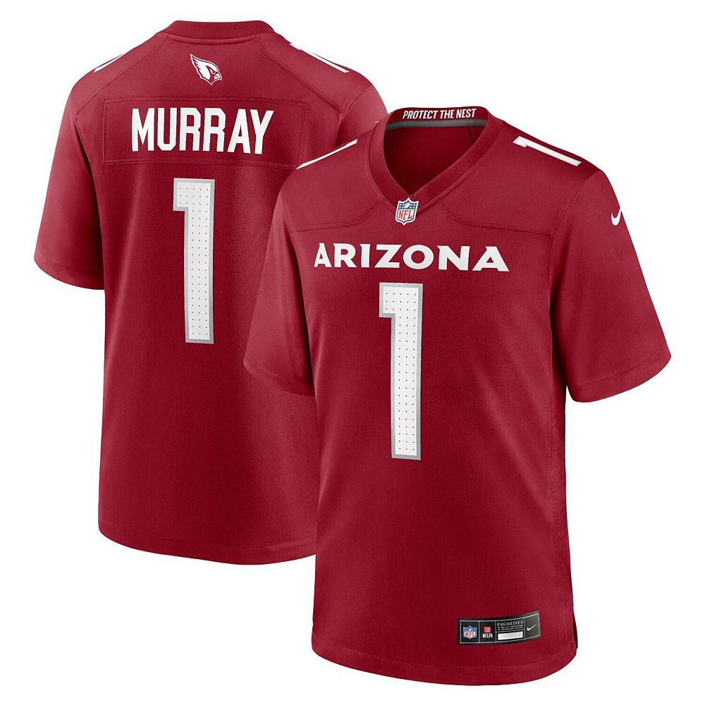 Мужское джерси Nike Kyler Murray Cardinal Arizona Cardinals Game Player, цвет Acr Red
Мужское джерси Nike Kyler Murray Cardinal Arizona Cardinals Game Player, цвет Acr Red