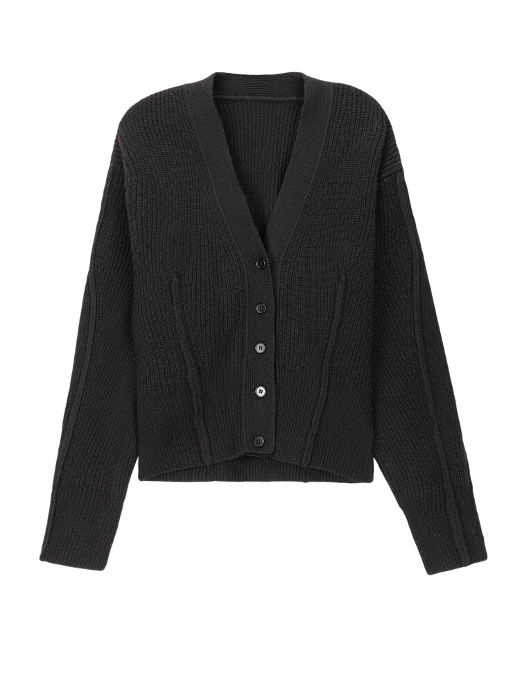 Кардиган Mslan шерстяной, черный
Кардиган Mslan шерстяной, черный