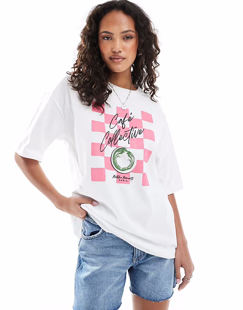 Футболка JJXX оверсайз с принтом матча белого цвета
Футболка JJXX оверсайз с принтом матча белого цвета