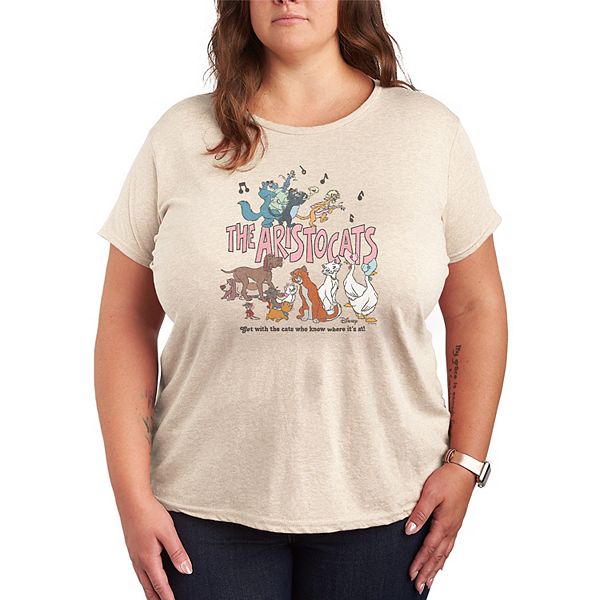 Футболка Plus size The Aristocats с принтом Disney, Beige
Футболка Plus size The Aristocats с принтом Disney, Beige