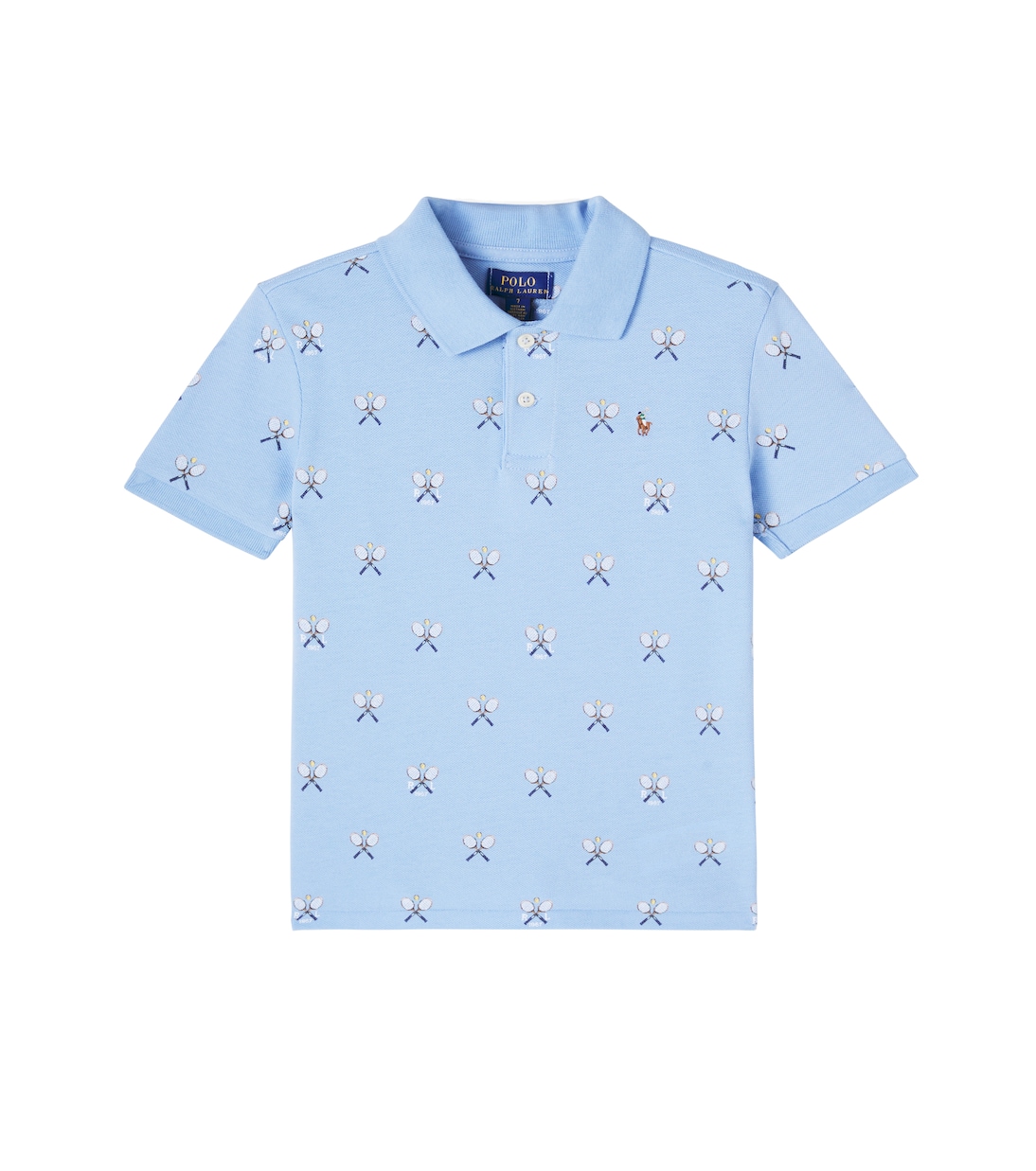 Хлопковая пике-поло с принтом Polo Ralph Lauren Kids, Mini Tennis Print
Хлопковая пике-поло с принтом Polo Ralph Lauren Kids, Mini Tennis Print