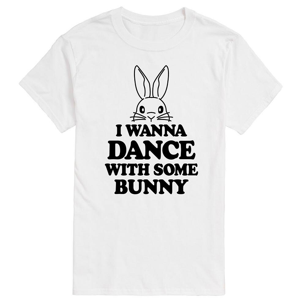 Мужская футболка с рисунком I Wanna Dance With Some Bunny Licensed Character, белый
Мужская футболка с рисунком I Wanna Dance With Some Bunny Licensed Character, белый