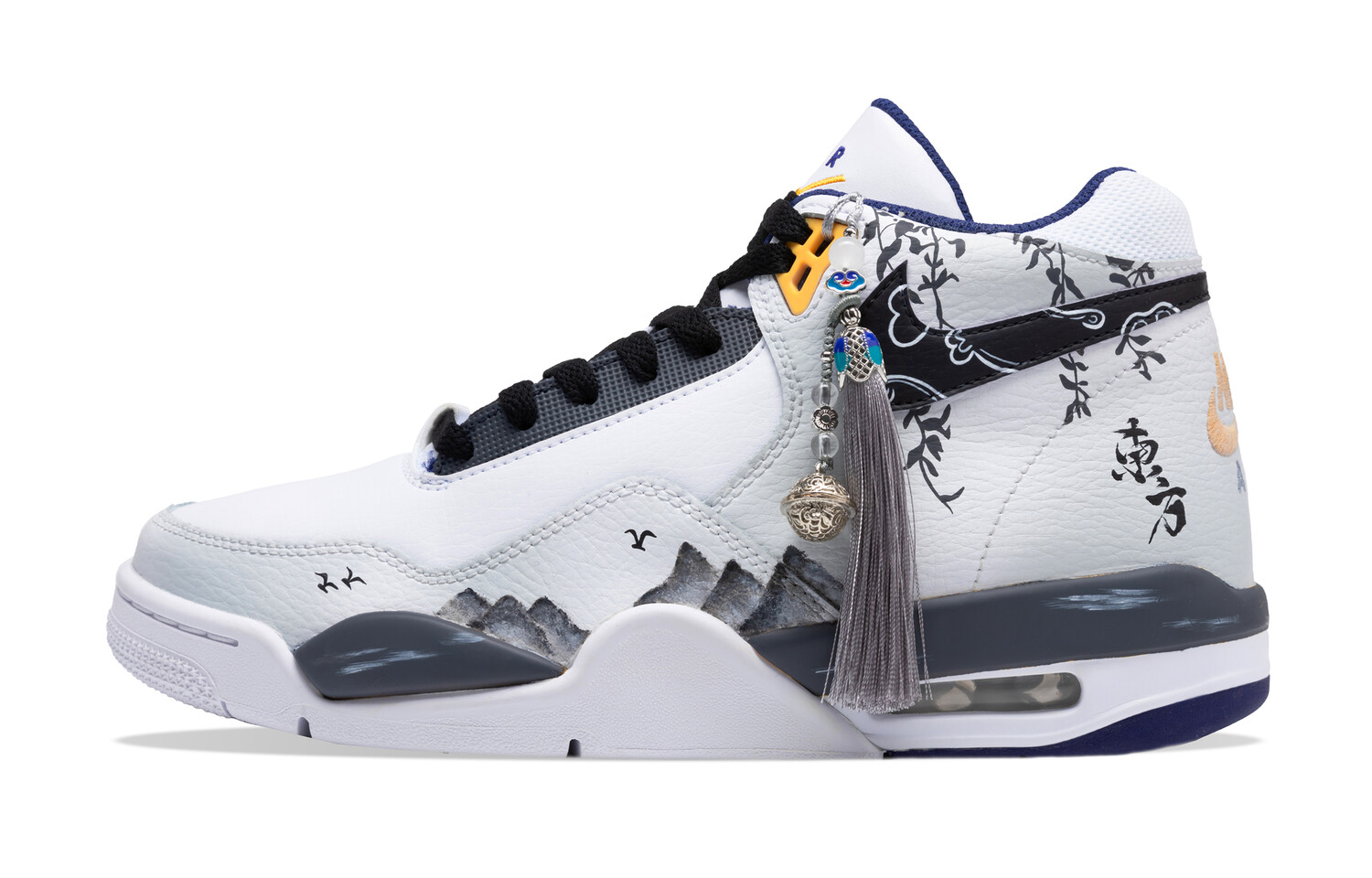 Баскетбольные кроссовки Flight Legacy Vintage для мужчин, среднего размера, черный/белый Nike
Баскетбольные кроссовки Flight Legacy Vintage для мужчин, среднего размера, черный/белый Nike