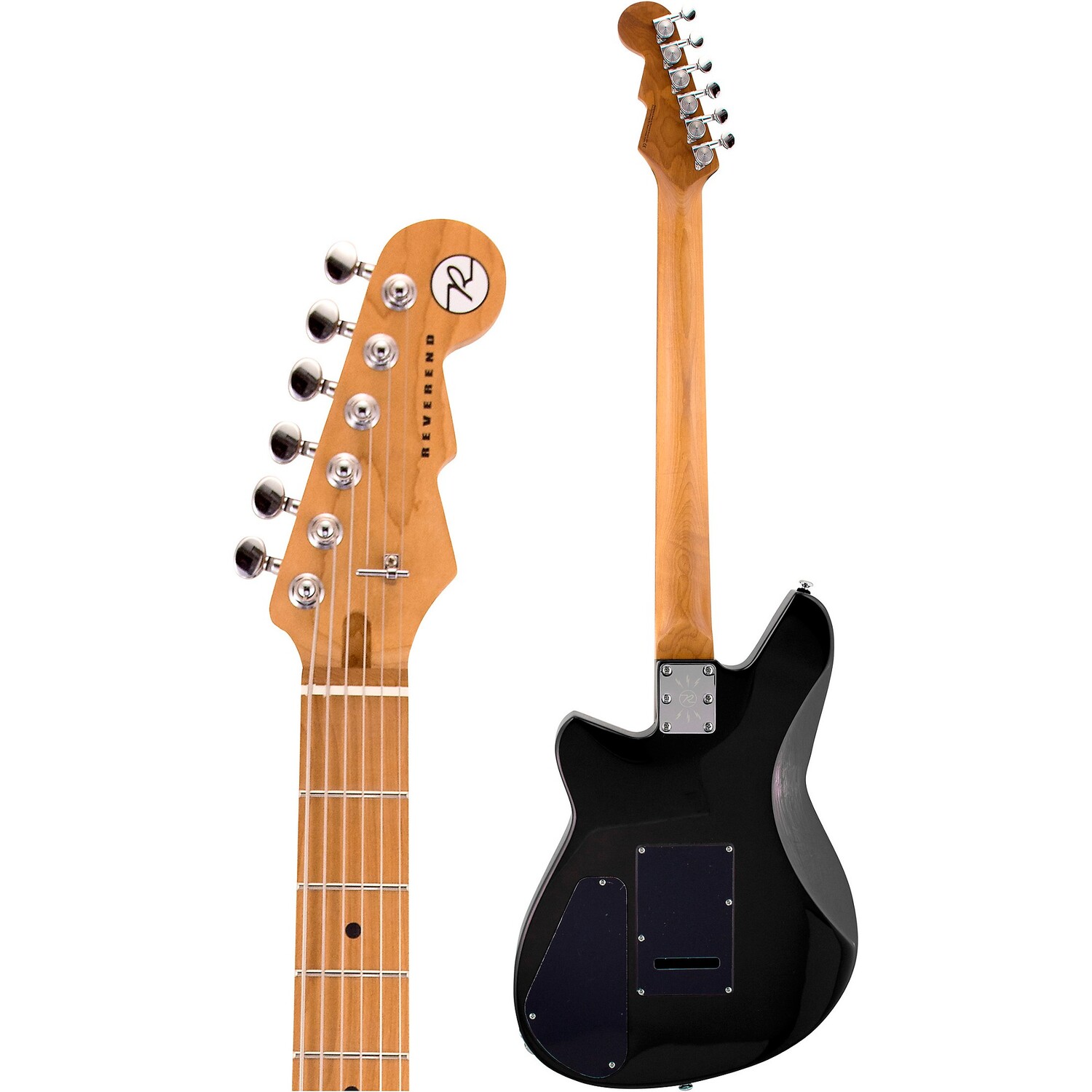 Reverend Descent W Кленовая накладка на гриф Баритон Электрогитара Midnight Black
Reverend Descent W Кленовая накладка на гриф Баритон Электрогитара Midnight Black