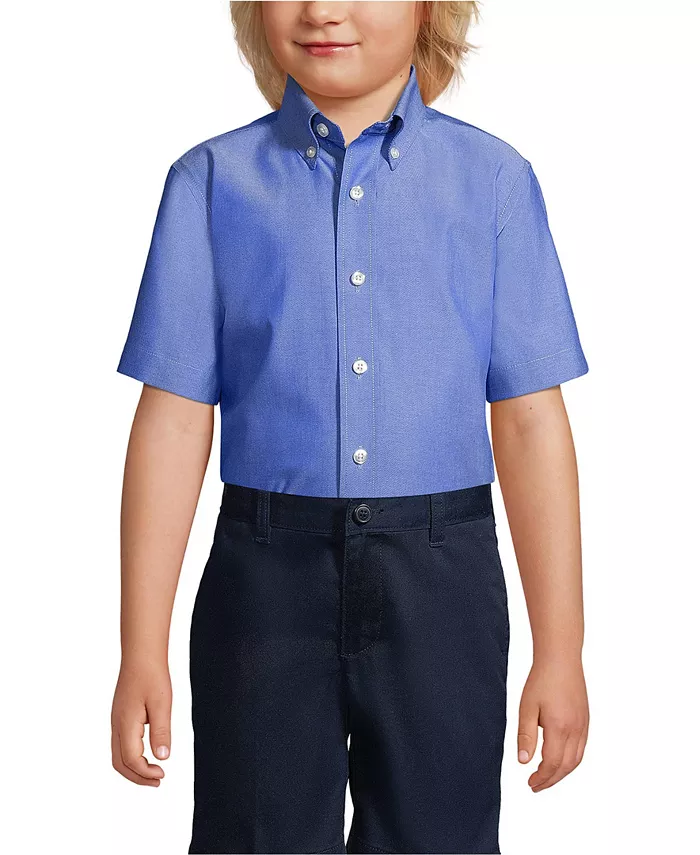 Рубашка для мальчиков с коротким рукавом Big Boys, не требующая глажки, из тонкой ткани Pinpoint Lands' End, синий
Рубашка для мальчиков с коротким рукавом Big Boys, не требующая глажки, из тонкой ткани Pinpoint Lands' End, синий