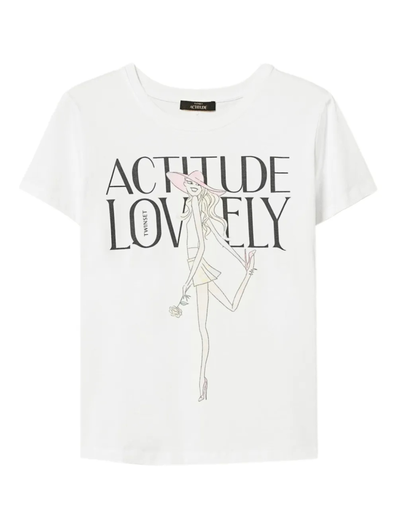 Футболка с графическим принтом TWINSET, белый
Футболка с графическим принтом TWINSET, белый