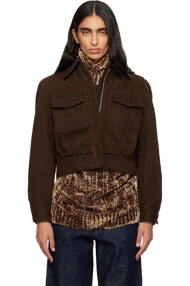 Dries Van Noten Выцветшая джинсовая куртка
Dries Van Noten Выцветшая джинсовая куртка