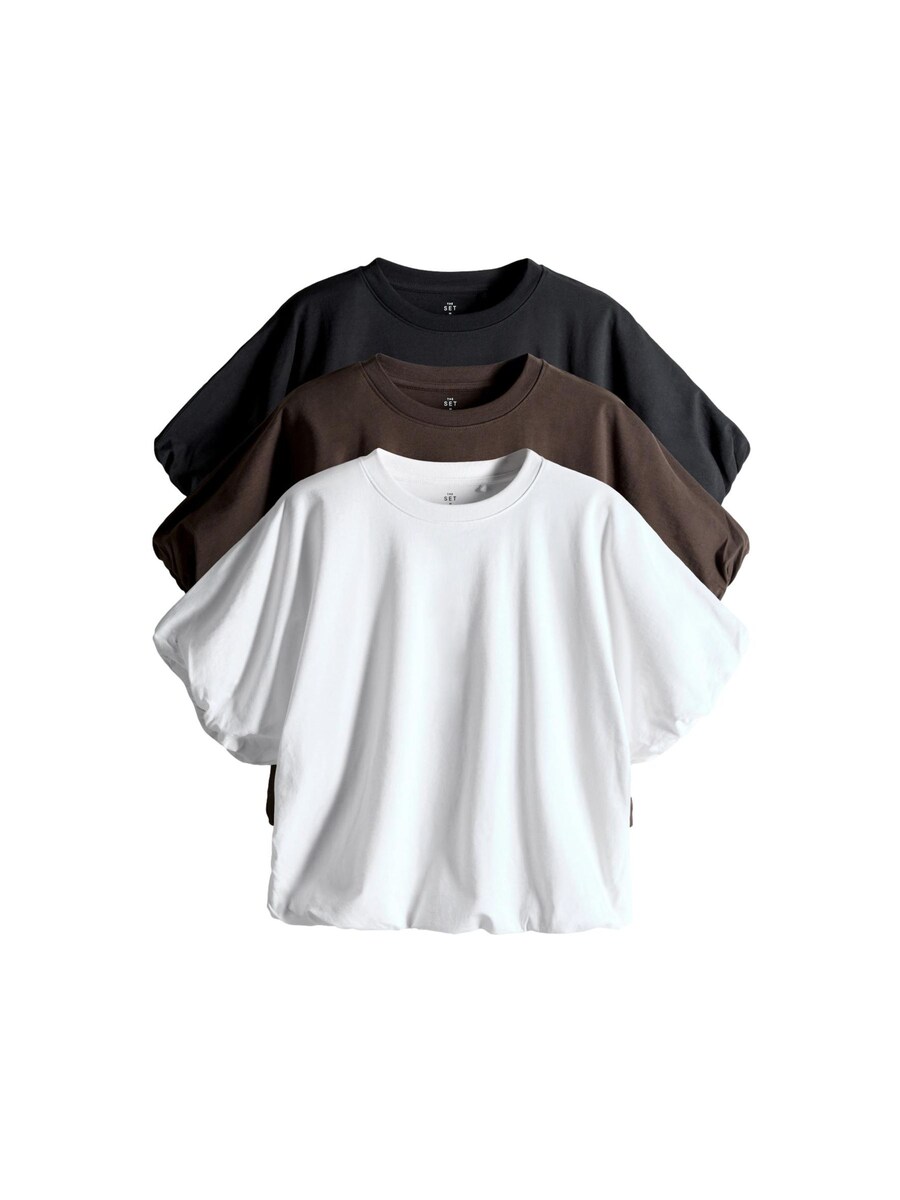 Рубашка The Set, коричневый/черный/белый
Рубашка The Set, коричневый/черный/белый