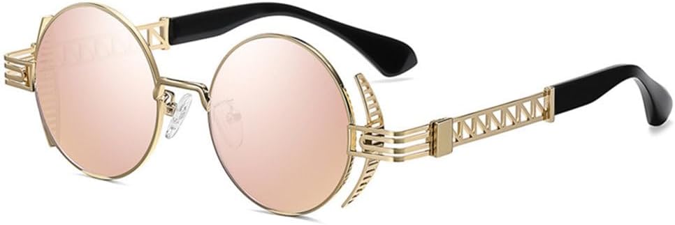 Классические круглые солнцезащитные очки MUTYNE для мужчин в стиле панк, хэви-метал, для женщин и хип-хоп, мужские солнцезащитные очки с градиентной защитой UV400, Pink
Классические круглые солнцезащитные очки MUTYNE для мужчин в стиле панк, хэви-метал, для женщин и хип-хоп, мужские солнцезащитные очки с градиентной защитой UV400, Pink