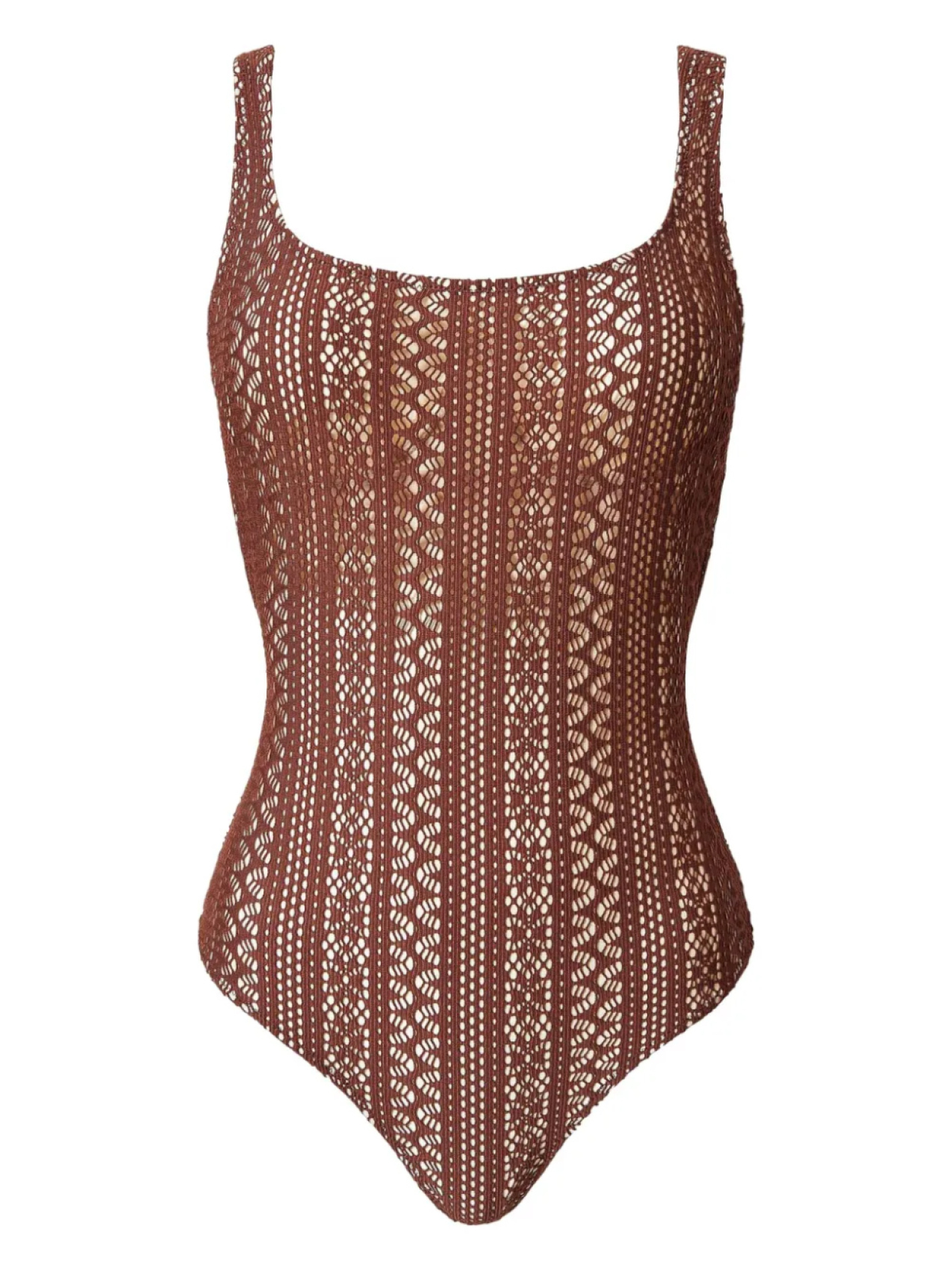 Купальник с кружевной отделкой TWINSET, коричневый
Купальник с кружевной отделкой TWINSET, коричневый