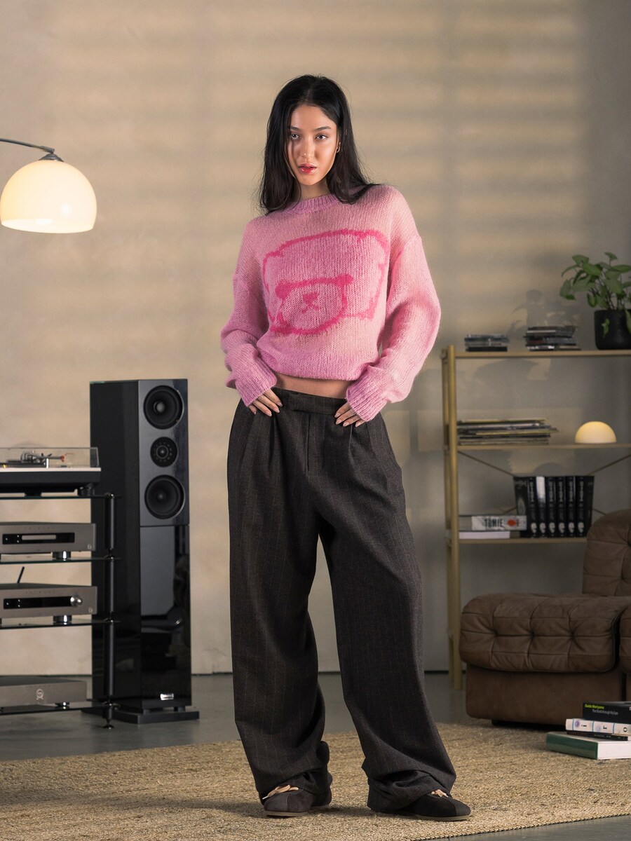 Большой свитер ENRAGE LOOSE KNIT, светло-розовый
Большой свитер ENRAGE LOOSE KNIT, светло-розовый