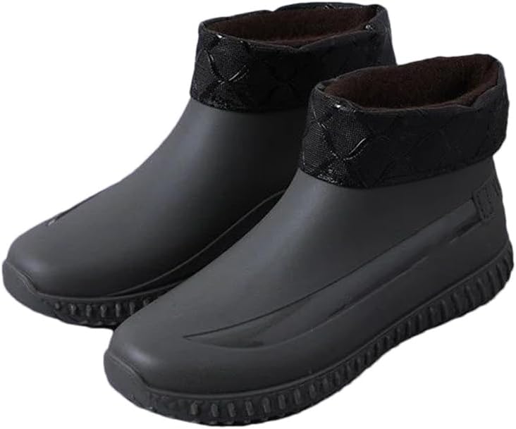 Мужские короткие резиновые сапоги Wjnvfioo Fashion, непромокаемые, с противоскользящей подошвой, для кухни, автомойки, износостойкая водонепроницаемая обувь, серый
Мужские короткие резиновые сапоги Wjnvfioo Fashion, непромокаемые, с противоскользящей подошвой, для кухни, автомойки, износостойкая водонепроницаемая обувь, серый