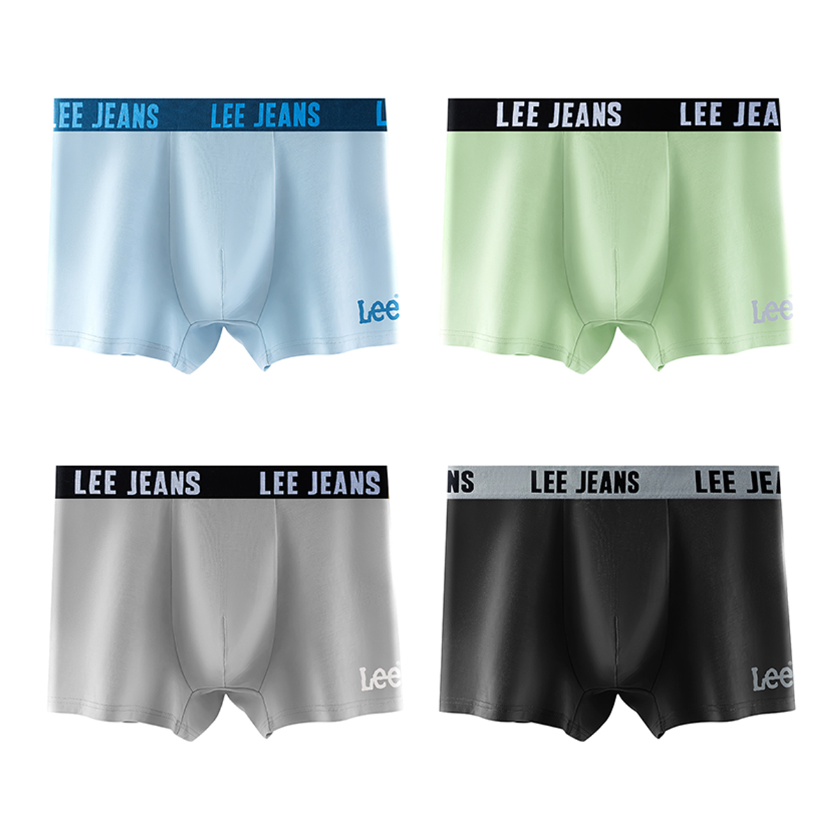 Подарочные боксы мужского белья Lee, 4 Pack (светло-синий+светло-зеленый+серый+черный)
Подарочные боксы мужского белья Lee, 4 Pack (светло-синий+светло-зеленый+серый+черный)