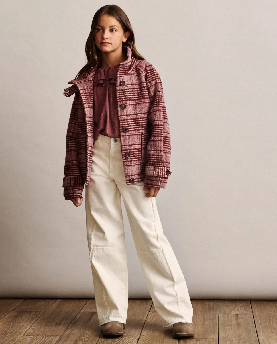 Детское пальто в клетку с высоким воротником в деревенском стиле Coconut El Corte Inglés, красный
Детское пальто в клетку с высоким воротником в деревенском стиле Coconut El Corte Inglés, красный