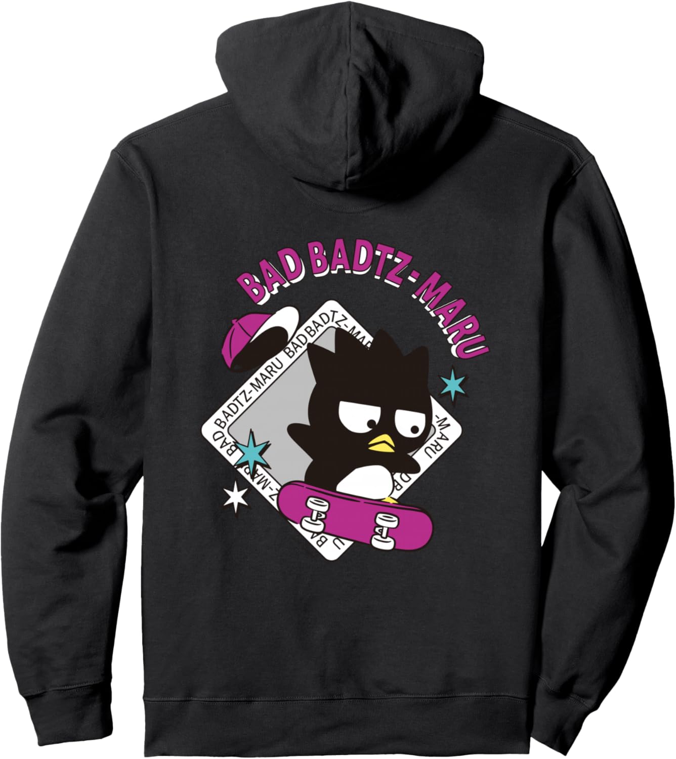 Худи Bad Batsuru SK8 for Life Pose Sanrio (Watanabe), черный
Худи Bad Batsuru SK8 for Life Pose Sanrio (Watanabe), черный