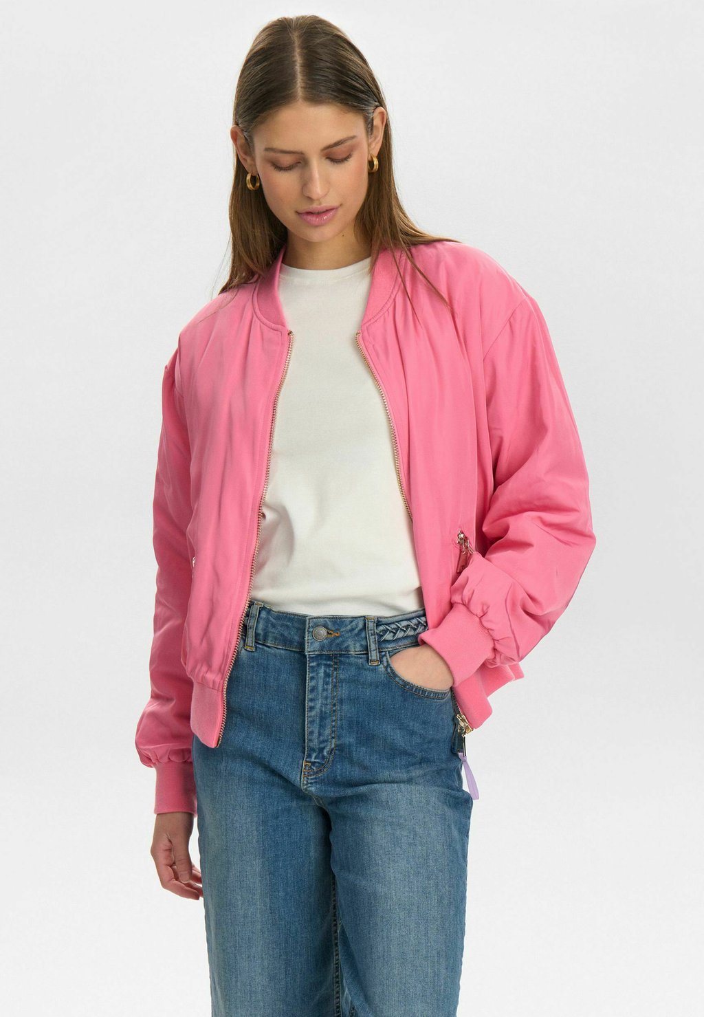 Куртка-бомбер NUELLANORA Nümph, фуксия
Куртка-бомбер NUELLANORA Nümph, фуксия