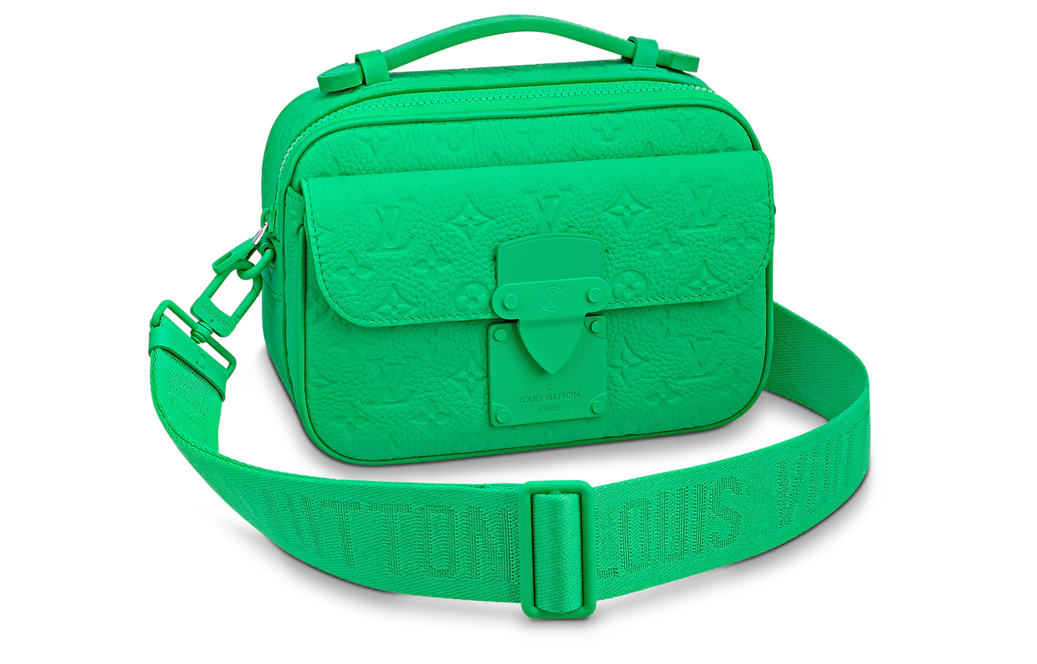 LOUIS VUITTON Сумка-мессенджер с монограммой и тиснением
LOUIS VUITTON Сумка-мессенджер с монограммой и тиснением