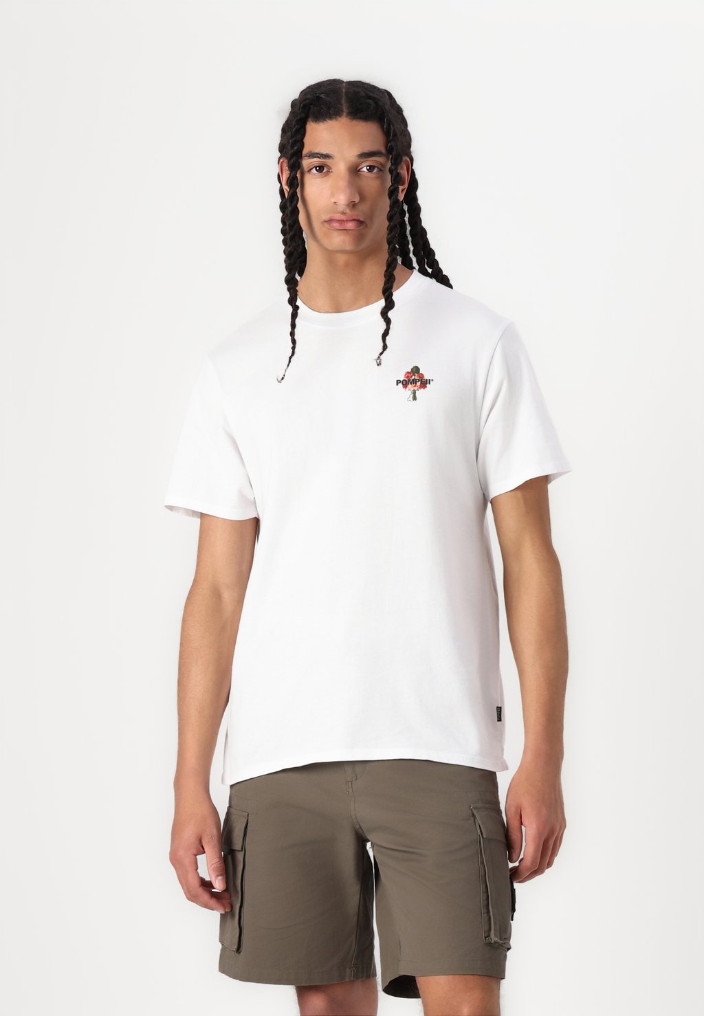 Рубашка с принтом IMPOSTOR SYNDROME TEE Pompeii, белый 
Рубашка с принтом IMPOSTOR SYNDROME TEE Pompeii, белый