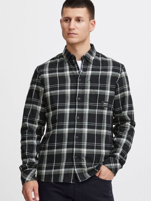 Фланелевая рубашка sdbrandt Solid, черный
Фланелевая рубашка sdbrandt Solid, черный