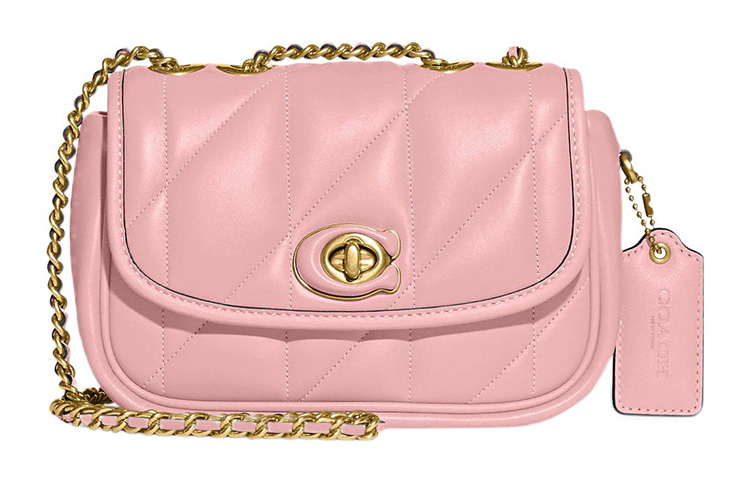 Сумка через плечо Coach из кожи наппа среднего размера розовая
Сумка через плечо Coach из кожи наппа среднего размера розовая