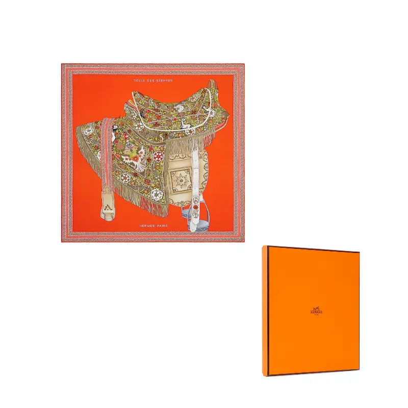 Oran Шелковые Шарфы для Женщин HERMES, оранжевый/хаки/coral
Oran Шелковые Шарфы для Женщин HERMES, оранжевый/хаки/coral