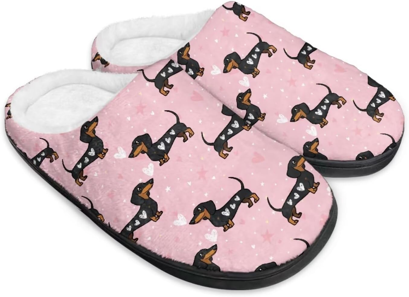 Зимние пушистые тапочки мужские домашние тапочки животные тапочки для женщин Нескользящие теплые уютные домашние тапочки Chririnla, Dachshund Puppy Print
Зимние пушистые тапочки мужские домашние тапочки животные тапочки для женщин Нескользящие теплые уютные домашние тапочки Chririnla, Dachshund Puppy Print