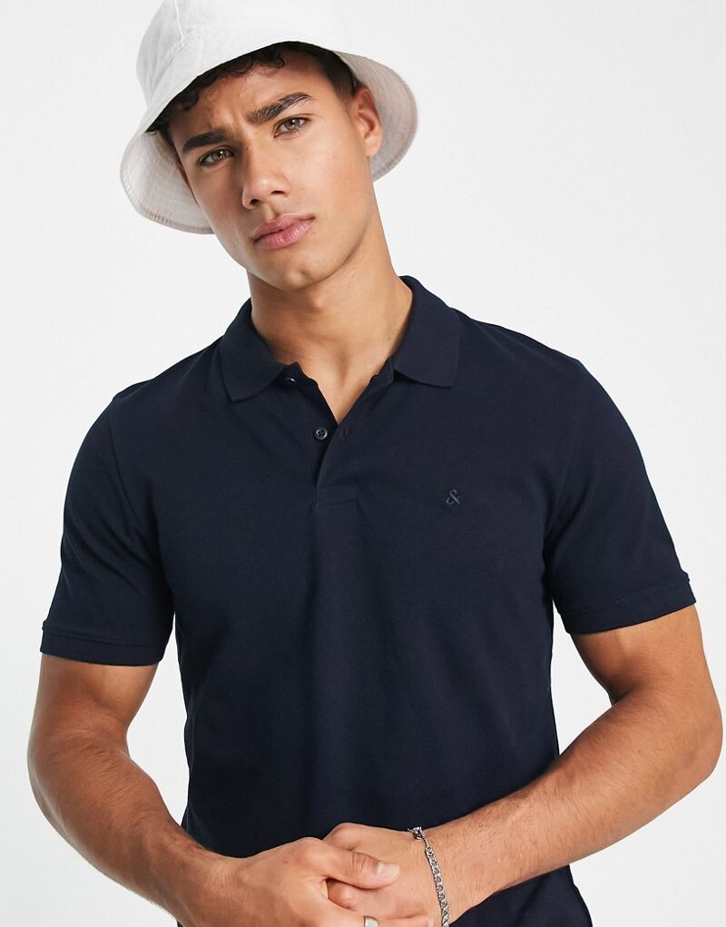 Рубашка-поло узкого кроя из пике с логотипом Jack & Jones Essentials, темно-синего цвета
Рубашка-поло узкого кроя из пике с логотипом Jack & Jones Essentials, темно-синего цвета