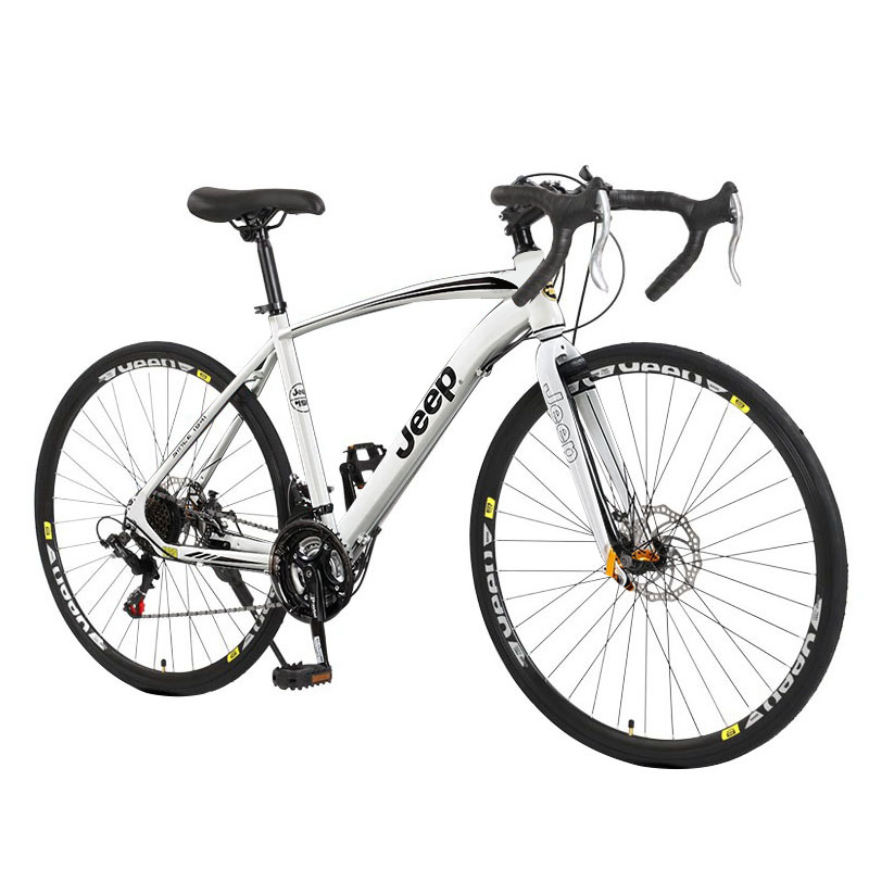 Шоссейный велосипед high carbon steel механический дисковый тормоз для взрослых Jeep, белый
Шоссейный велосипед high carbon steel механический дисковый тормоз для взрослых Jeep, белый