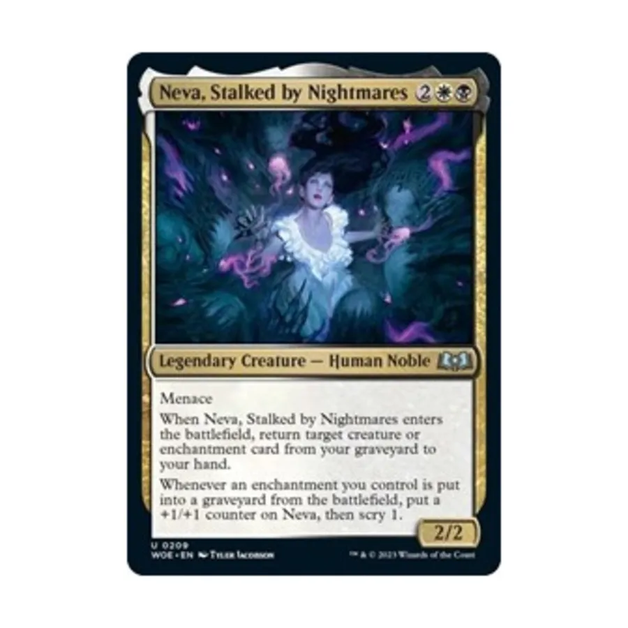 CCG Нева, преследуемая кошмарами (U), MTG - Wilds of Eldraine 
CCG Нева, преследуемая кошмарами (U), MTG - Wilds of Eldraine