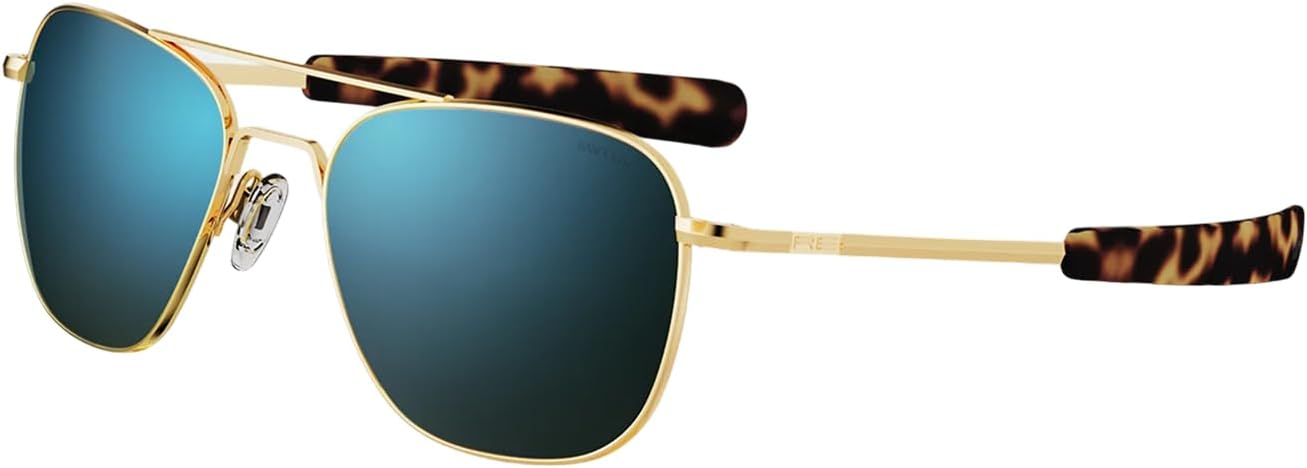 Солнцезащитные очки-авиаторы Randolph Eyewear для женщин и мужчин – неполяризованные и поляризованные линзы, защита от УФ-излучения с 23-каратным золотом Randolph Engineering, 23k Gold / Cobalt
Солнцезащитные очки-авиаторы Randolph Eyewear для женщин и мужчин – неполяризованные и поляризованные линзы, защита от УФ-излучения с 23-каратным золотом Randolph Engineering, 23k Gold / Cobalt