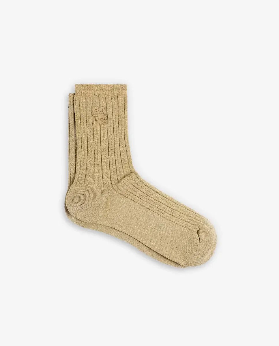 Женские однотонные носки с короткой манжетой Scalpers, золотой
Женские однотонные носки с короткой манжетой Scalpers, золотой