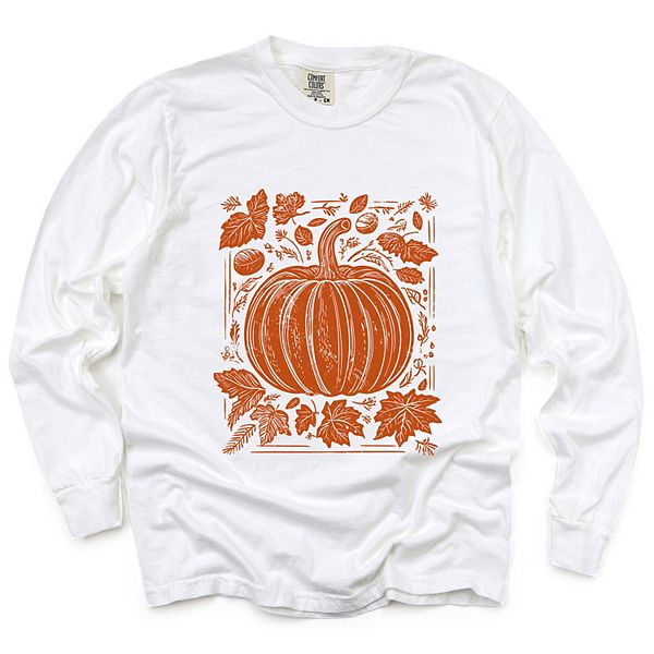 Футболка с длинным рукавом и принтом Pumpkin with leaves distressed, окрашенная в стиле garment dyed Simply Sage Market, White
Футболка с длинным рукавом и принтом Pumpkin with leaves distressed, окрашенная в стиле garment dyed Simply Sage Market, White
