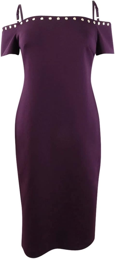 Женское платье Calvin Klein с открытыми плечами и заклепками, Aubergine
Женское платье Calvin Klein с открытыми плечами и заклепками, Aubergine