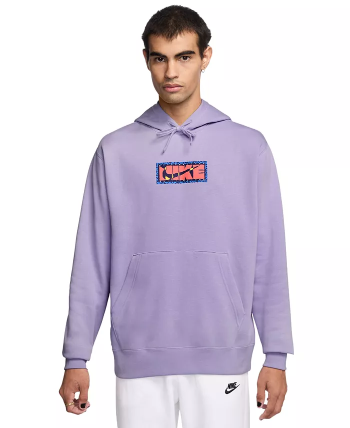 Мужской логотипный худи Club Fleece Pull-Over Nike, фиолетовый
Мужской логотипный худи Club Fleece Pull-Over Nike, фиолетовый