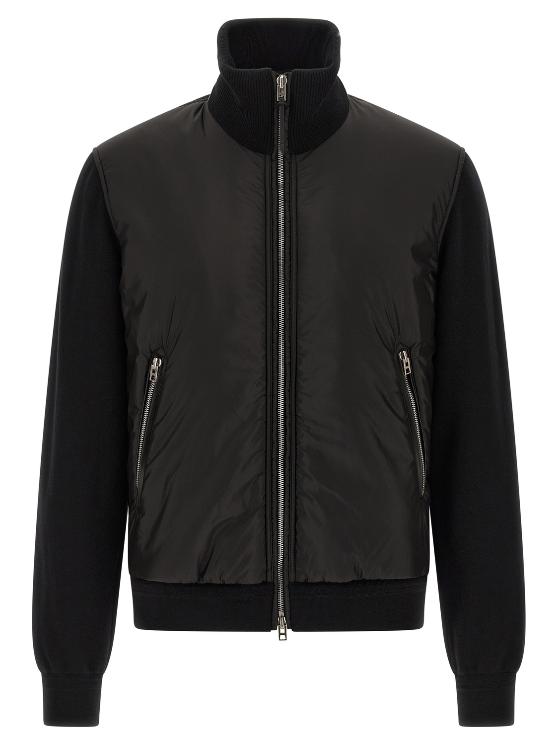 Бомбер из мериносовой шерсти TOM FORD, черный
Бомбер из мериносовой шерсти TOM FORD, черный