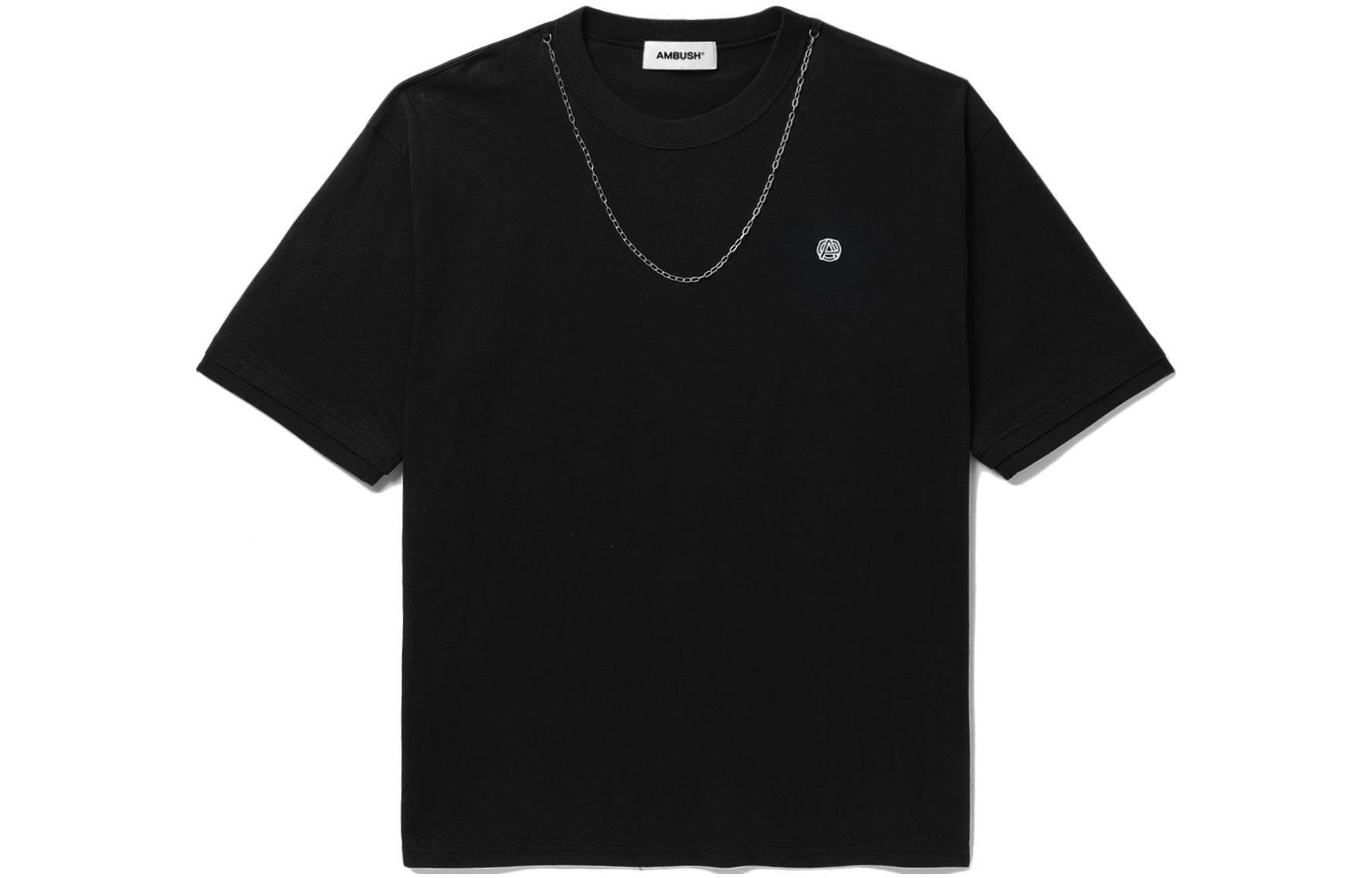 Футболка с цепью AMBUSH, черная
Футболка с цепью AMBUSH, черная
