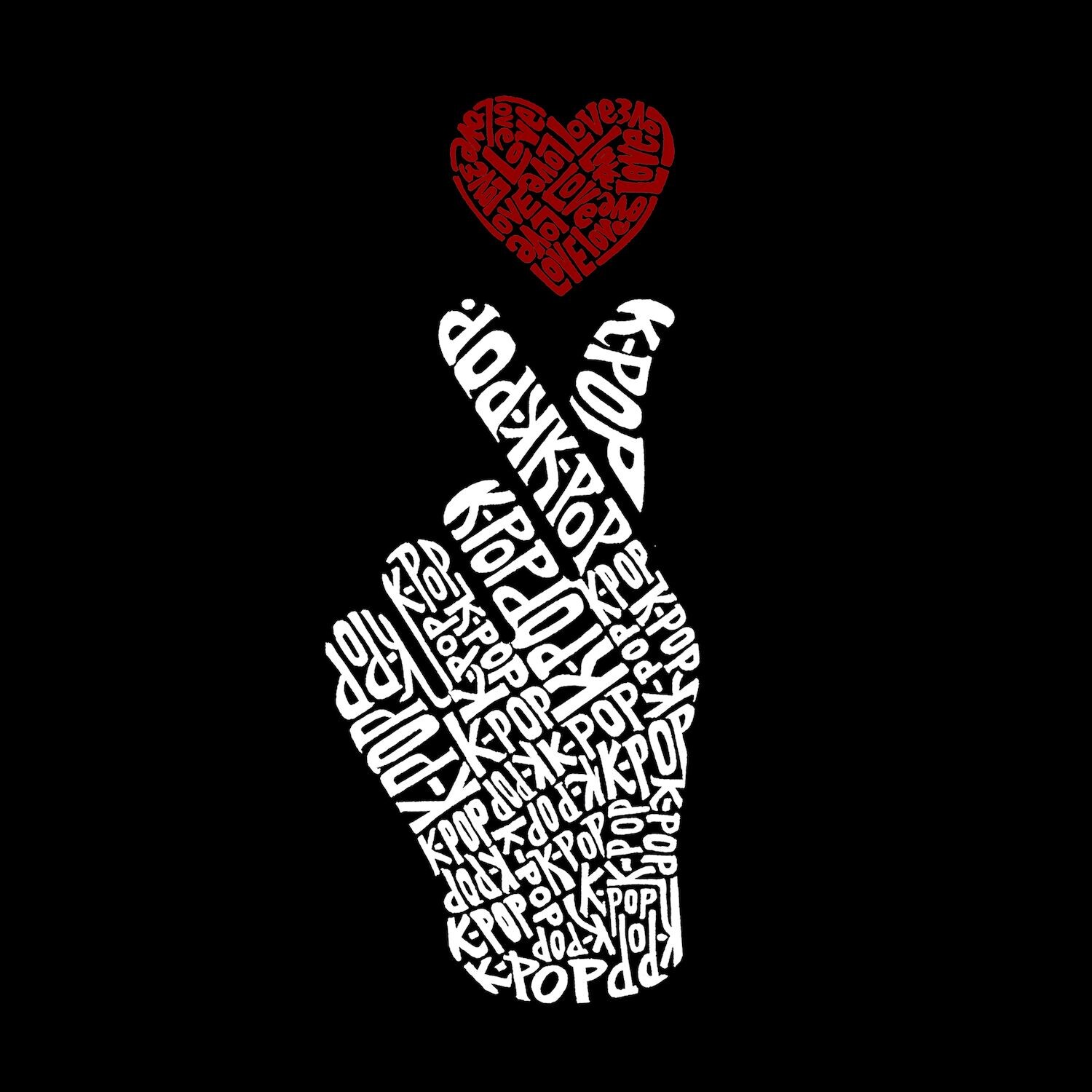 K-Pop — мужская футболка премиум-класса Word Art LA Pop Art
K-Pop — мужская футболка премиум-класса Word Art LA Pop Art