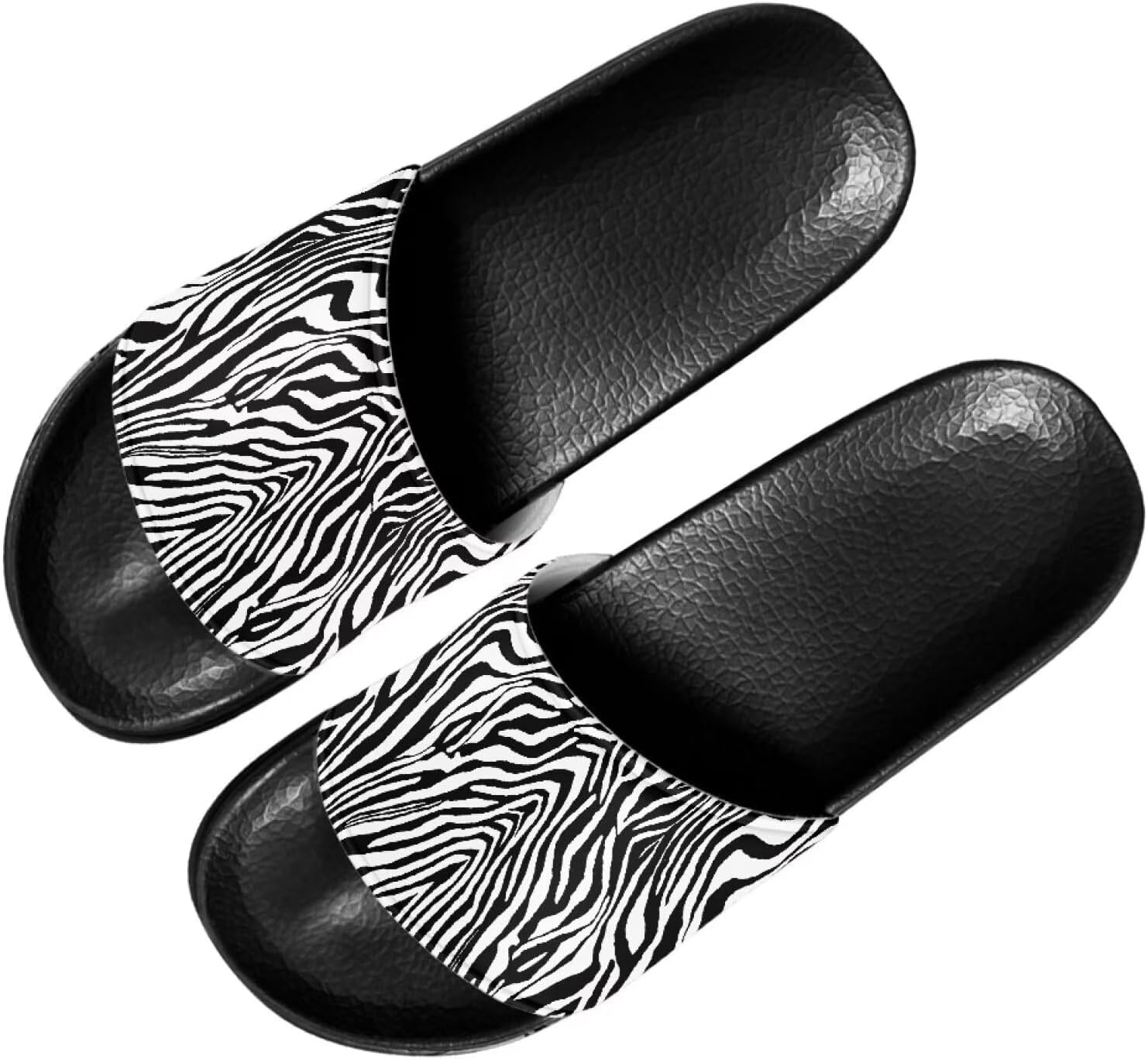 Забавные тапочки Binienty для взрослых, сандалии унисекс, нескользящие, быстросохнущие, для душа и ванной, Zebra Stripes
Забавные тапочки Binienty для взрослых, сандалии унисекс, нескользящие, быстросохнущие, для душа и ванной, Zebra Stripes