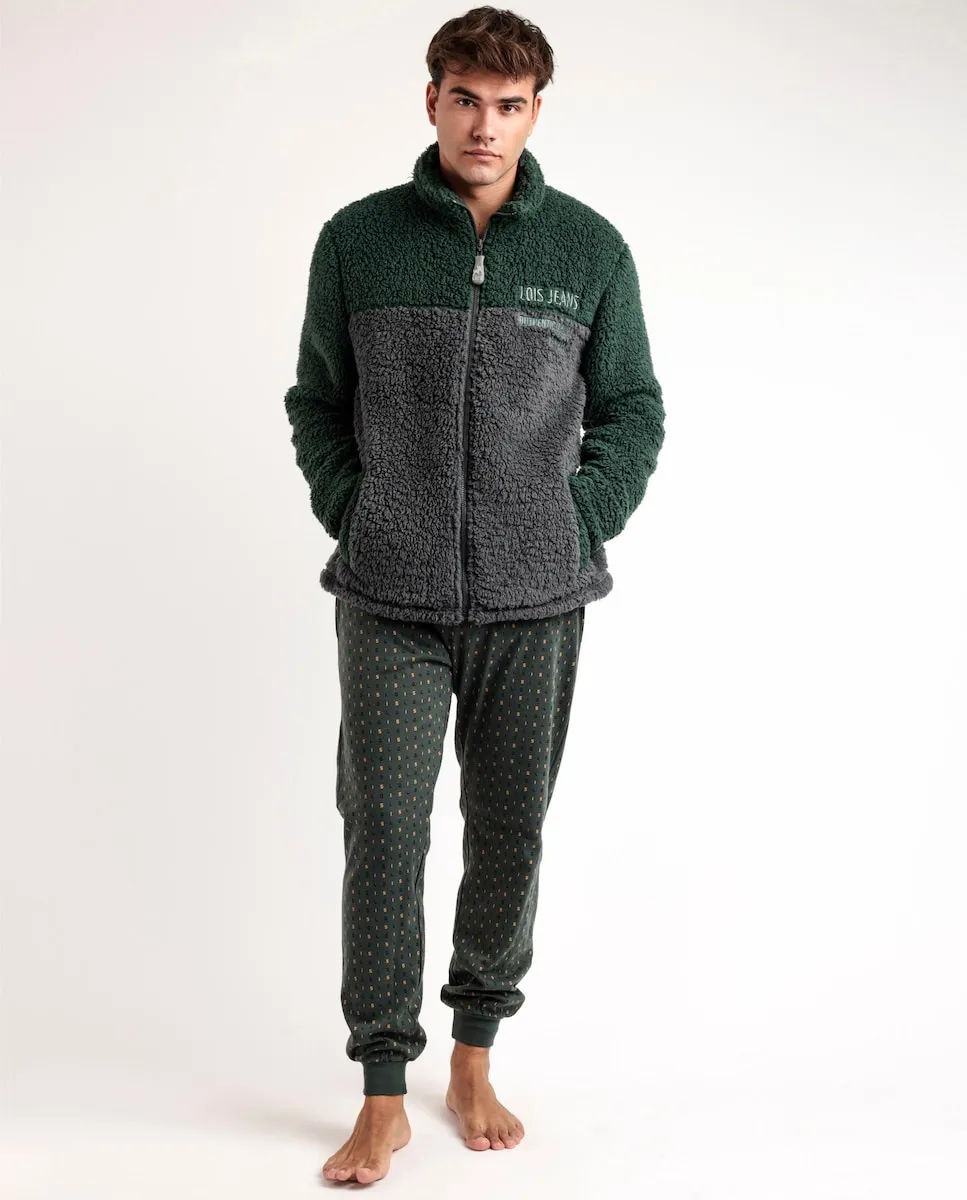 Мужской халат с длинными рукавами из теплой ткани Lois, хаки
Мужской халат с длинными рукавами из теплой ткани Lois, хаки