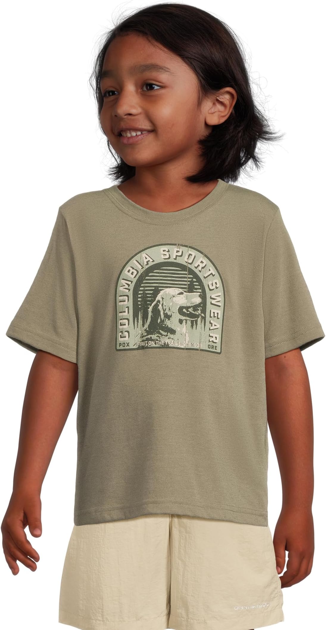 Футболка с короткими рукавами La Poudre Pass Columbia Kids, Stone Green/Furry Friend
Футболка с короткими рукавами La Poudre Pass Columbia Kids, Stone Green/Furry Friend