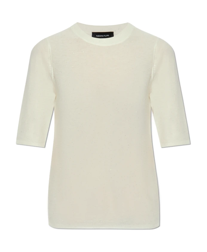 Свитер с отделкой Fabiana Filippi, бежевый
Свитер с отделкой Fabiana Filippi, бежевый