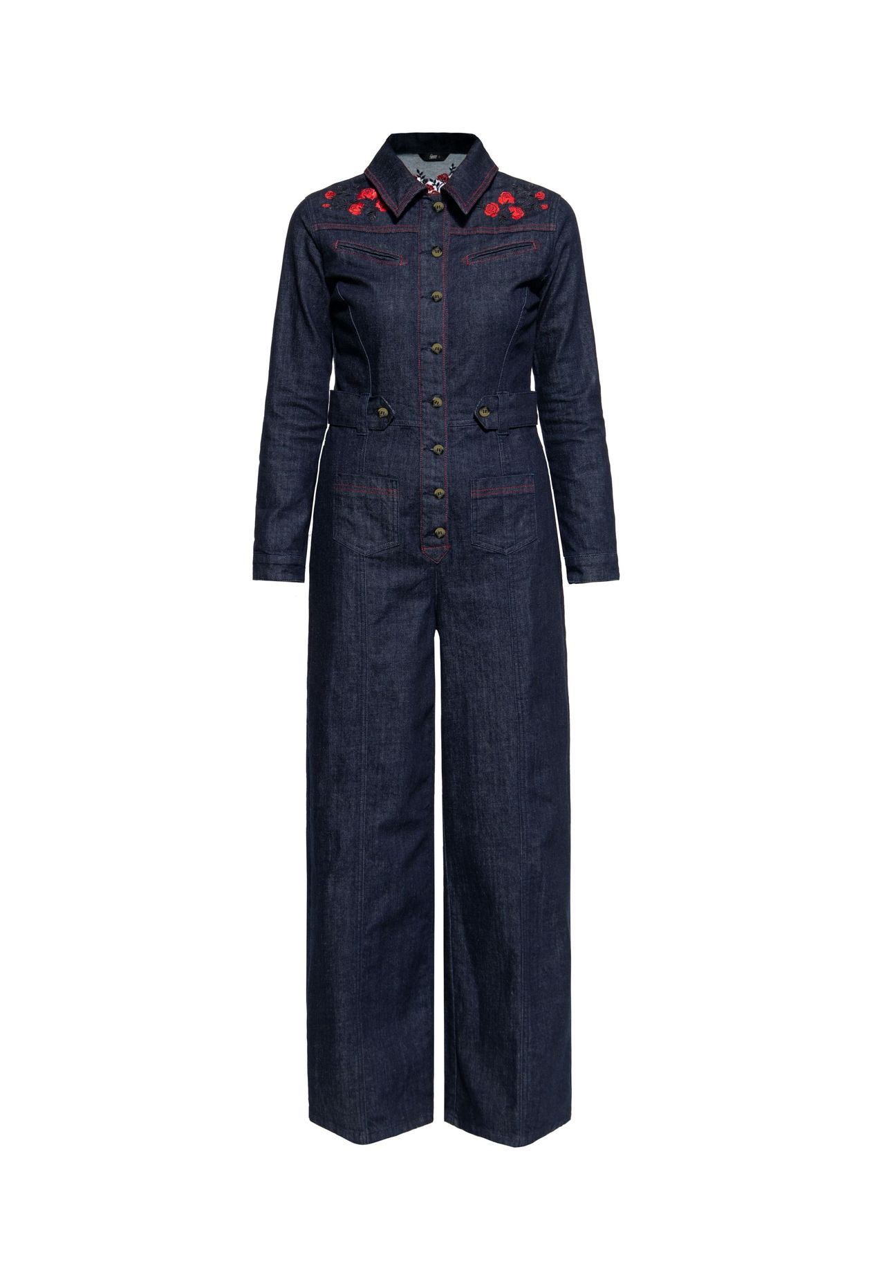 Комбинезон с цветочной вышивкой в стиле вестерн Розы QUEEN KEROSIN, цвет Denim
Комбинезон с цветочной вышивкой в стиле вестерн Розы QUEEN KEROSIN, цвет Denim