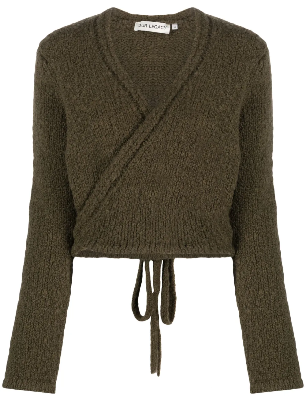Шерстяной кардиган с запахом OUR LEGACY, зеленый
Шерстяной кардиган с запахом OUR LEGACY, зеленый