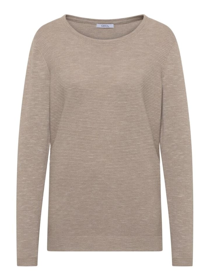 Свитер цвета ириски и меланжа Cecil
Свитер цвета ириски и меланжа Cecil